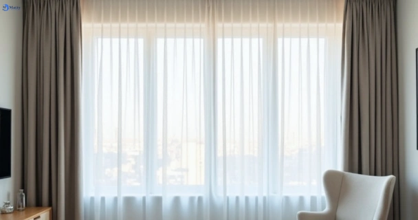 Restored vibrant drapes in rothwell QLD after Matty Curtain Cleaning